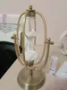 30 /60 Mins Time Hourglass Timer Metal Rotating Sand Clock European Style Living Room Decoration Ornaments Birthday Gift 6