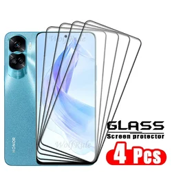 Premium Tempered Glass Screen Protector for Huawei Honor 90 Lite - Full Coverage, 9H Hardness, HD Clarity (1/2/3/4-Pack Options) (4 Front Glass)