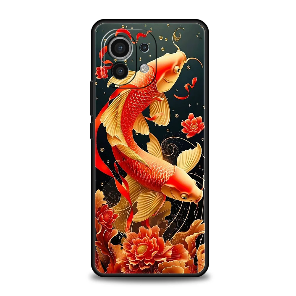 Cartoon Fisch Handy hülle für Xiaomi Mi 14 13 12 11 Ultra 13t 12t Poco C51 F3 F4 F5 X3 X4 NFC M3 Pro Lite 5g Silikon hülle Capas – Detail 6