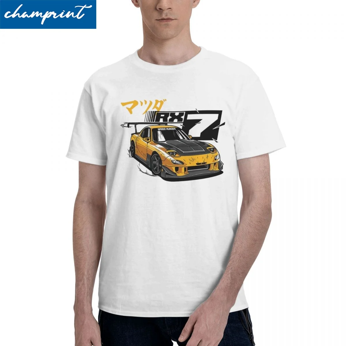 

Футболка Mazdas Rx7 для мужчин и женщин, топы из 100% хлопка с юмором, футболки с коротким рукавом и круглым вырезом, идея для подарка