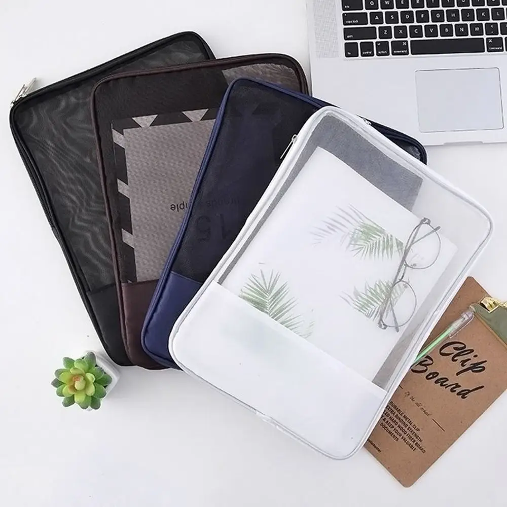 

Zipper Storage Wallet School Paper Folder Briefcases Grid File Bag Expanding Wallet A4 File Folder Bag Document Organiser
