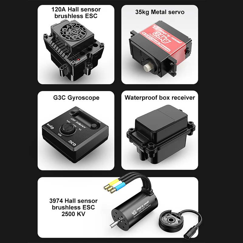 MJX Hyper Go 7303 7304 1/7 4WD RC Car Professional 4x4 Off-Road