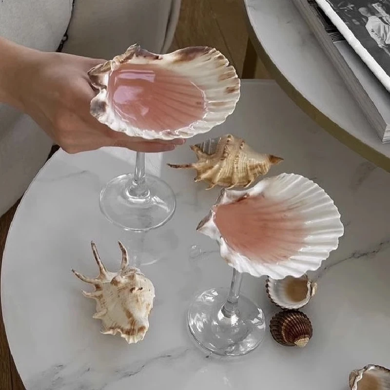 天然コーチファンシェル,赤いワイングラス,創造的な個性,家の