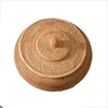 Round Rattan Boxes with Lid Hand-Woven Multi-Purpose Wicker Tray 11 Inch Picnic Food Bread Table Storage Basket WF Ring box Desk 6