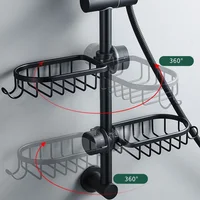 Bathroom Faucet Storage Rack Shower Soap Holder Bathroom Organization Shower Shelves Bathroom Accessories 2