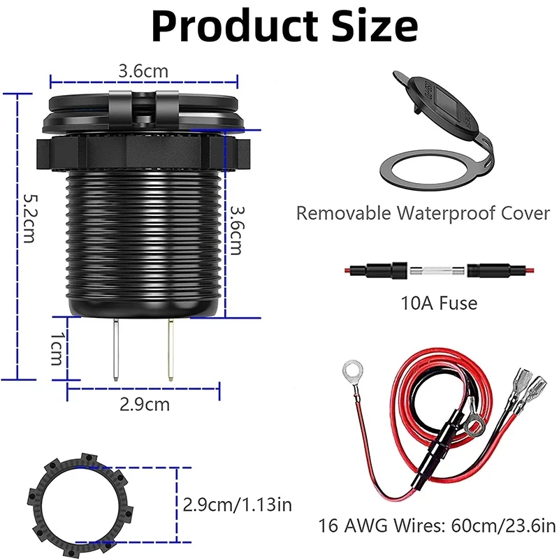 ˷̴ QC3.0  USB   ,  ġ LED  ÷, 12V, 24V ڵ 