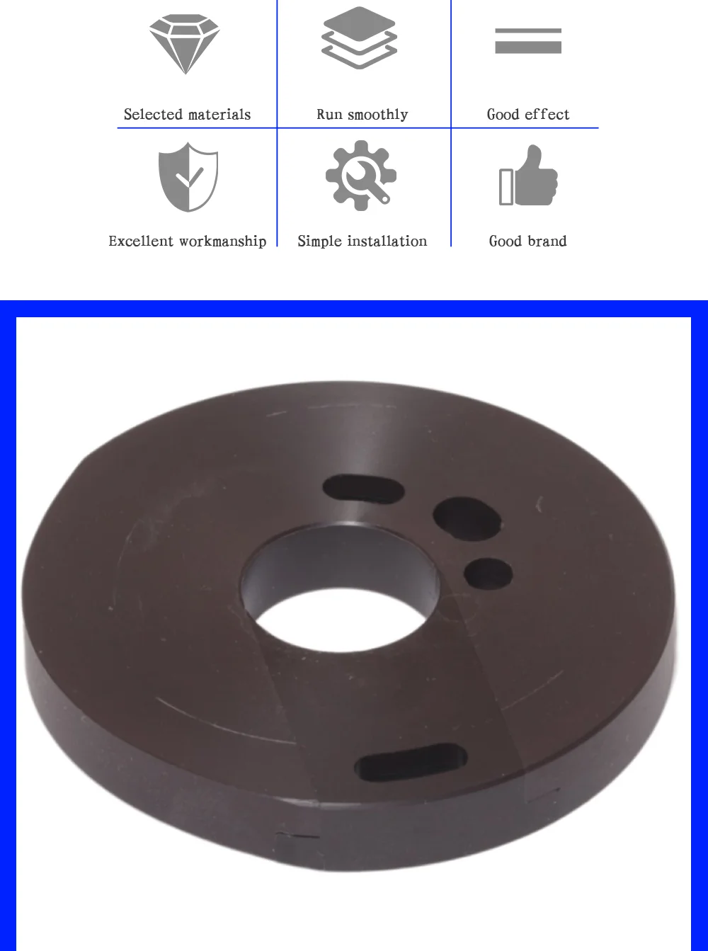 Take Up Lever Cam H6 230070 For Barudan Embroidery Machine Spare Parts RH230290 Split And Whole Model With Diameter 20MM