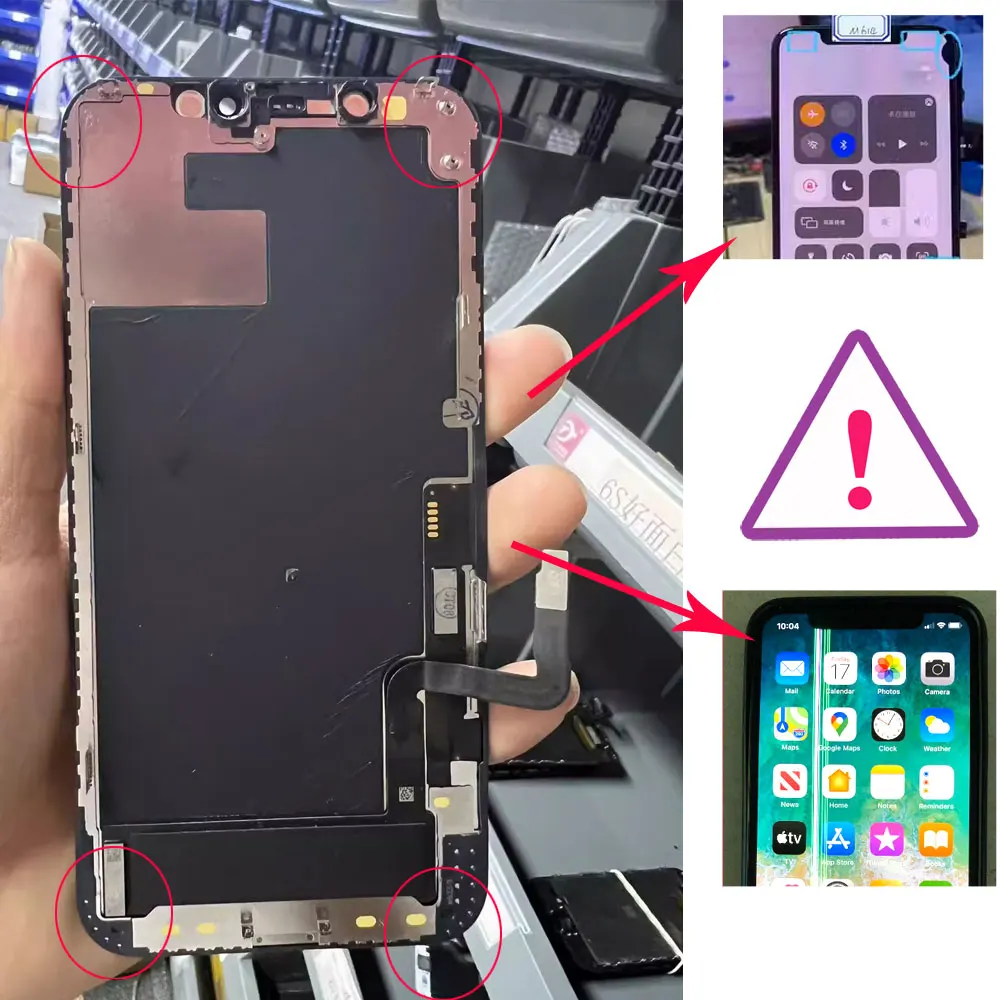 AAA Original Lcd for IPhone 6 6s 7 8 Plus SE 2020 pantalla Display Touch Panel + Front Camera Complete Refurbish Parts Assembly images - 6