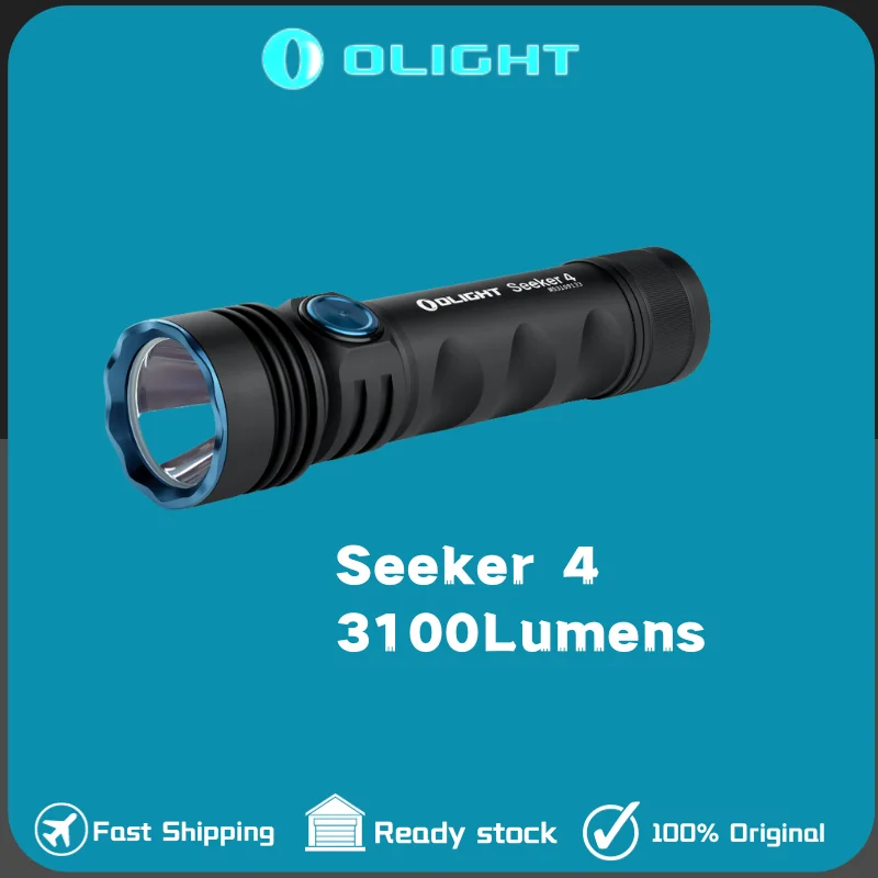 Torcia Edc Ricaricabile Olight Seeker 4 ,3100Lumen Usb-C Con Batteria