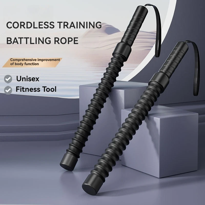 Portable Rope-Free Battle Rope Swing Fitness Fighting Physical Training Thick Muscle Strength Rope Exercise Workout battle rope