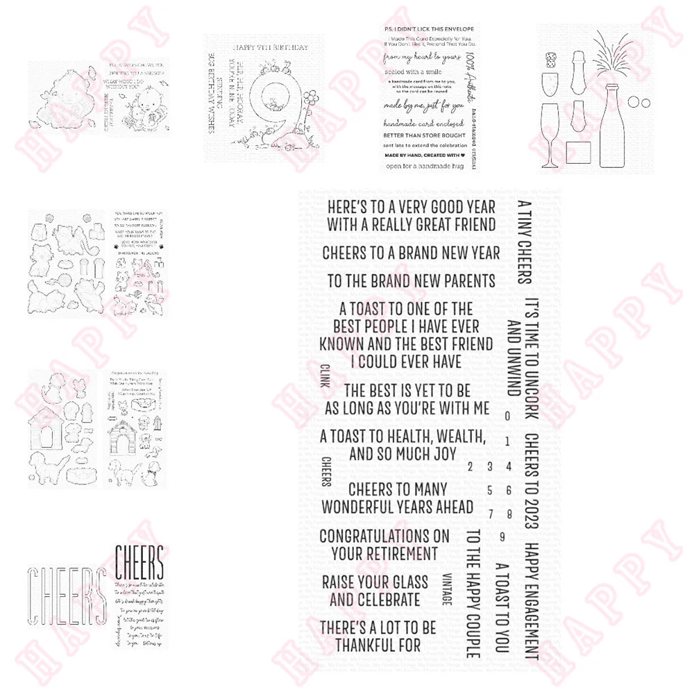 

Animal Number Vocabulary Metal Cutting Dies And Stamps Diary Diy Scrapbooking Paper Make Greeting Cards Embossing Handmade Mould