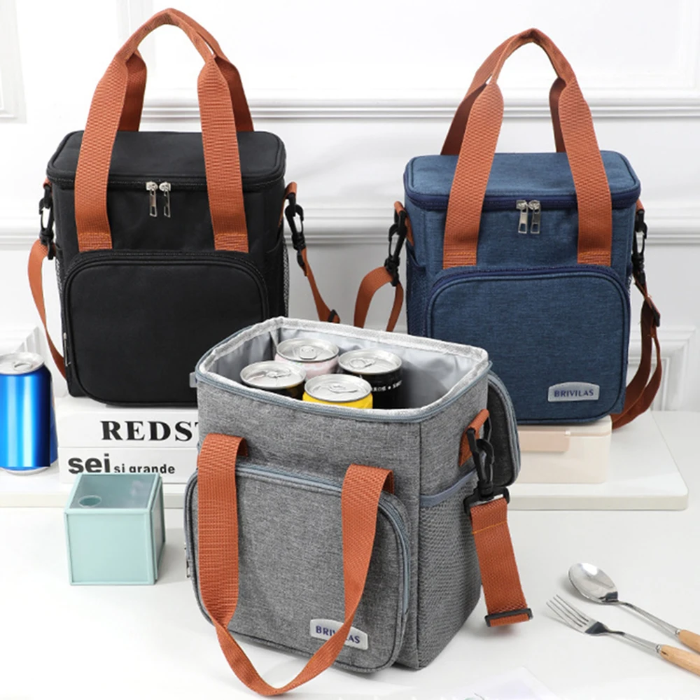 Lunch Bag Insulated Expandable Double Deck