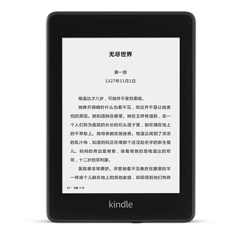 Kindle Paperwhite4 Black 8GB eBook e-ink Screen WIFI 6"LIGHT Wireless Reader With built-in backlight e-Book Reader