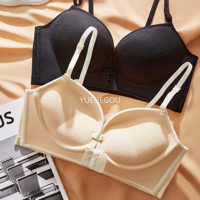 10cm Extreme Front Closure Push Up Bra - Ultra Thick Padded Lift Halter Neck for Small Chest, Deep Plunge Sexy Lingerie 6