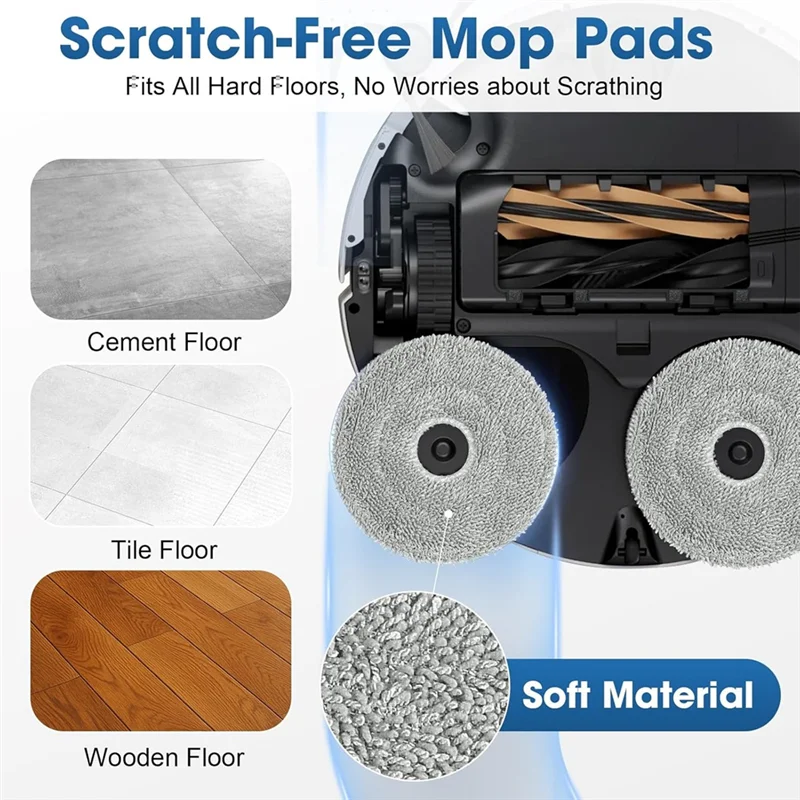 B89B-Complete Replacement Parts Kit 21-Piece For Dreame X50 Ultra/L50 Pro Ultra Robot Vacuum Cleaner Accessories