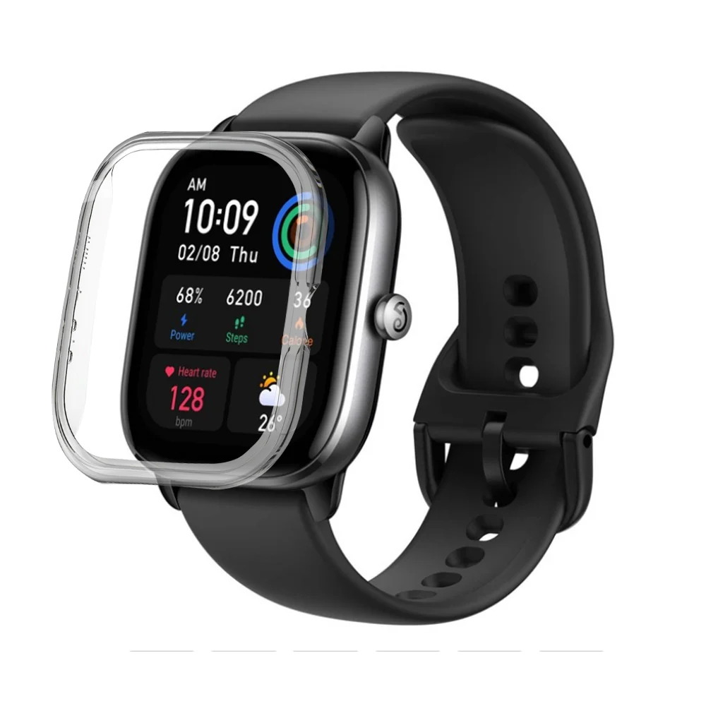 Huami Amazfit GTS 4 미니 워치 쉘 범퍼 하드 프레임 보호 PC 케이스, Amazfit GTS4 미니 보호 커버 액세서리