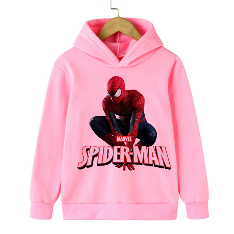 Spiderman and Deadpool Hoodies - Funny Solid Color Spiderman and