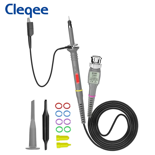 P6100 100MHz Oscilloscope Probe Adapter For DSO-TC2/TC3 – 600V Max, 120cm Cable 3 thumbnail image