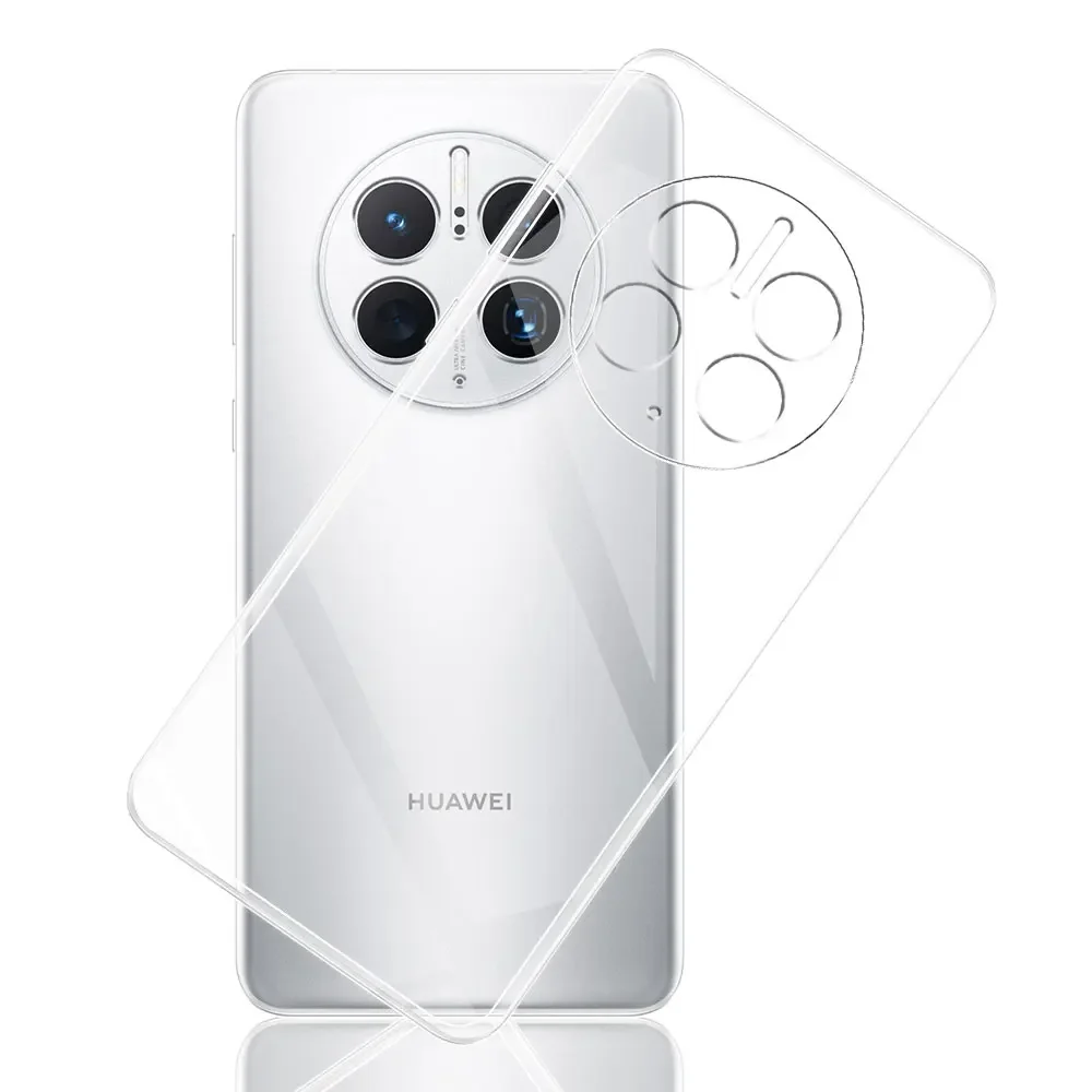 For Huawei Mate 50 Pro Case Clear Silicone Soft TPU Back Cover For Huawei Mate 50 Funda For Huawei Mate 50 E Transparent Coque 3