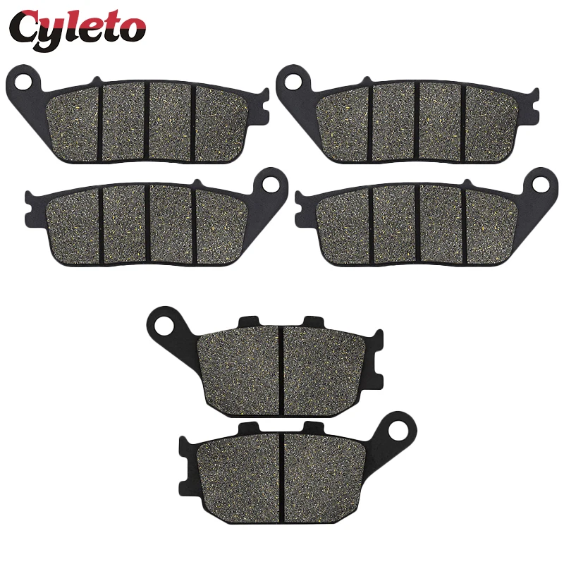 

Cyleto Motorcycle Front or Rear Brake Pads for Honda CBF600 CBF 600 N/NA/S/SA 2004-2011 CBF1000 CBF 1000 Non ABS 2006-2011