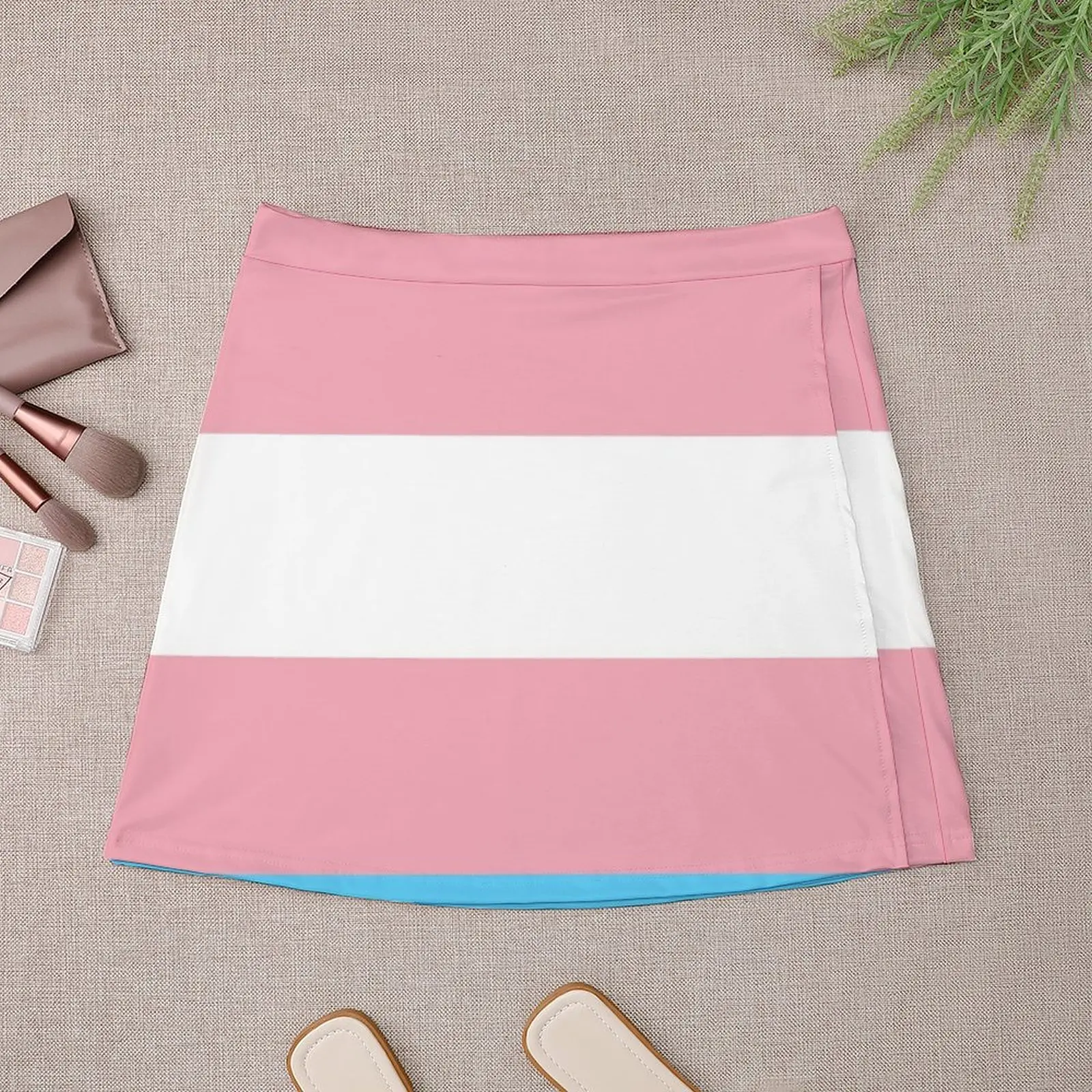 Transgender Pride Flag Mini Skirt kawaii clothes womens skirts Women's summer skirts skirt for women