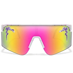 Unisex Cycling Sunglasses - Large Lens Windproof UV400 Outdoor Sports Eyewear (CSG20)
