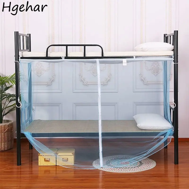 Zipper Mosquito Net Bedroom Insect Bed Curtain Sleeping Protection Household Netting Summer