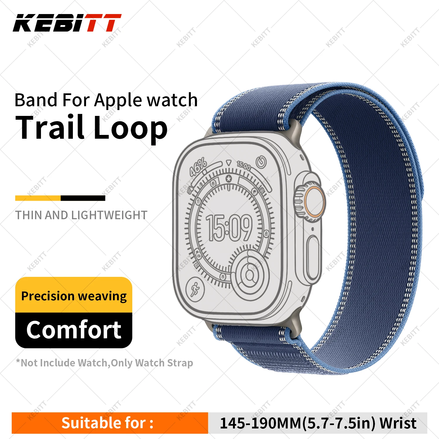 ตัวเลือกสินค้า สายนาฬิกาไนลอนคุณภาพสูง สำหรับ Apple Watch ทุกรุ่น