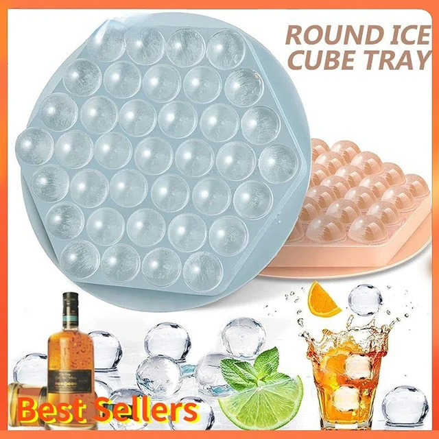 Silicone Ice Tray 3D Round Ice Molds Home Bar Party Use Round Ball