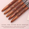 Nail brush with flat round head, large flat head，large round head,  triangular color painting, light therapy pen with cover 3