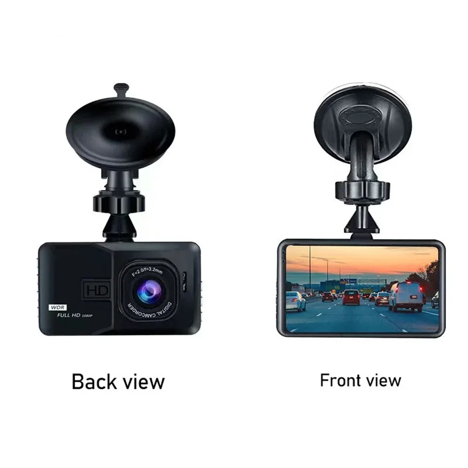 XUSHIDZ NUOVA Dash Camera HD 1080P con registrazione in loop, DVR per auto, videoregistratore per veicoli, visione notturna, monitoraggio parcheggio 24 ore su 24_voghion.com