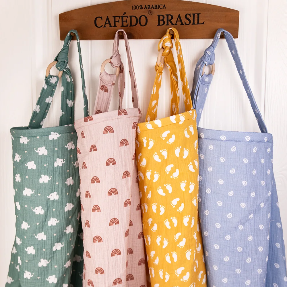Cotton Breastfeeding Cover Mother Outing Nursing Covers Adjustable Privacy Baby Feeding Breastfeeding Apron Stroller Blanket