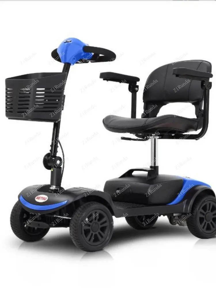 Y Four Wheel Electric Car motorcycle 4 Wheel Mobility Scooter Chair Electric Device Compact for Travel Adults Elderly Senior