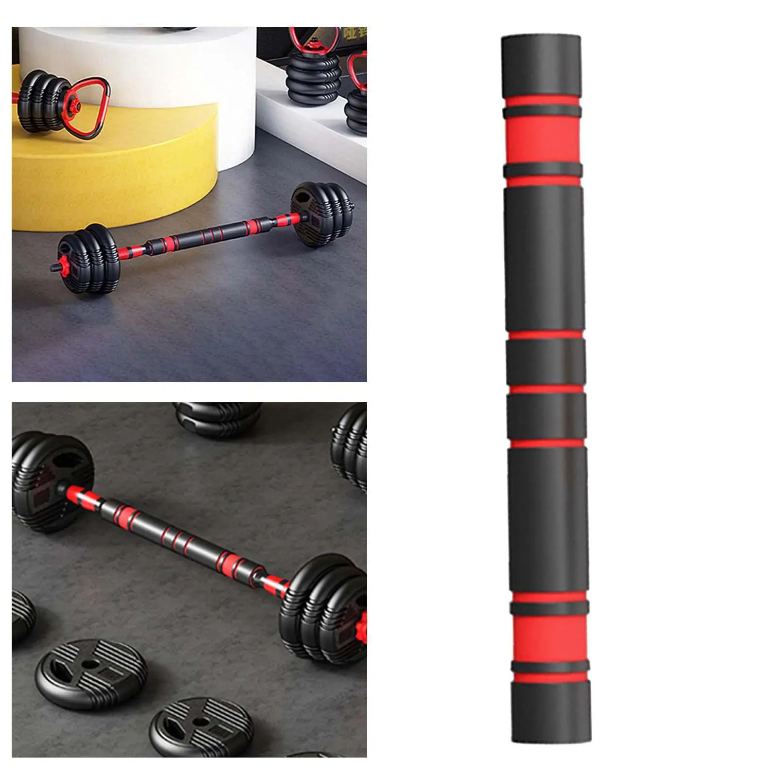 Dumbbell Extension Bar Barbell Extension Bar Durable Connector Loadable