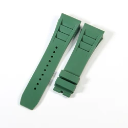 High - Quality Waterproof Soft Rubber Watch Strap for Luxury Sports Watches (Green - No)