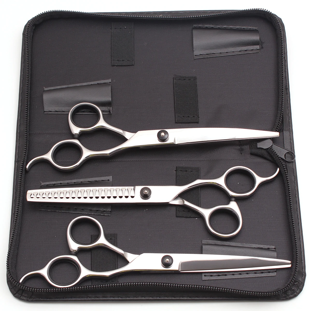 Dog Grooming Scissors 6" 7" Japan Stainless Thinning Shears Pet Hairdressing Scissors Curve Chunker Shears dog grooming scissors