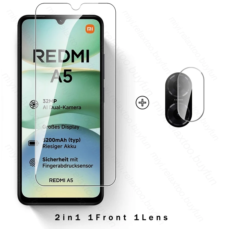 6-in-1 Tempered Glass Screen and Camera Lens Protector Set