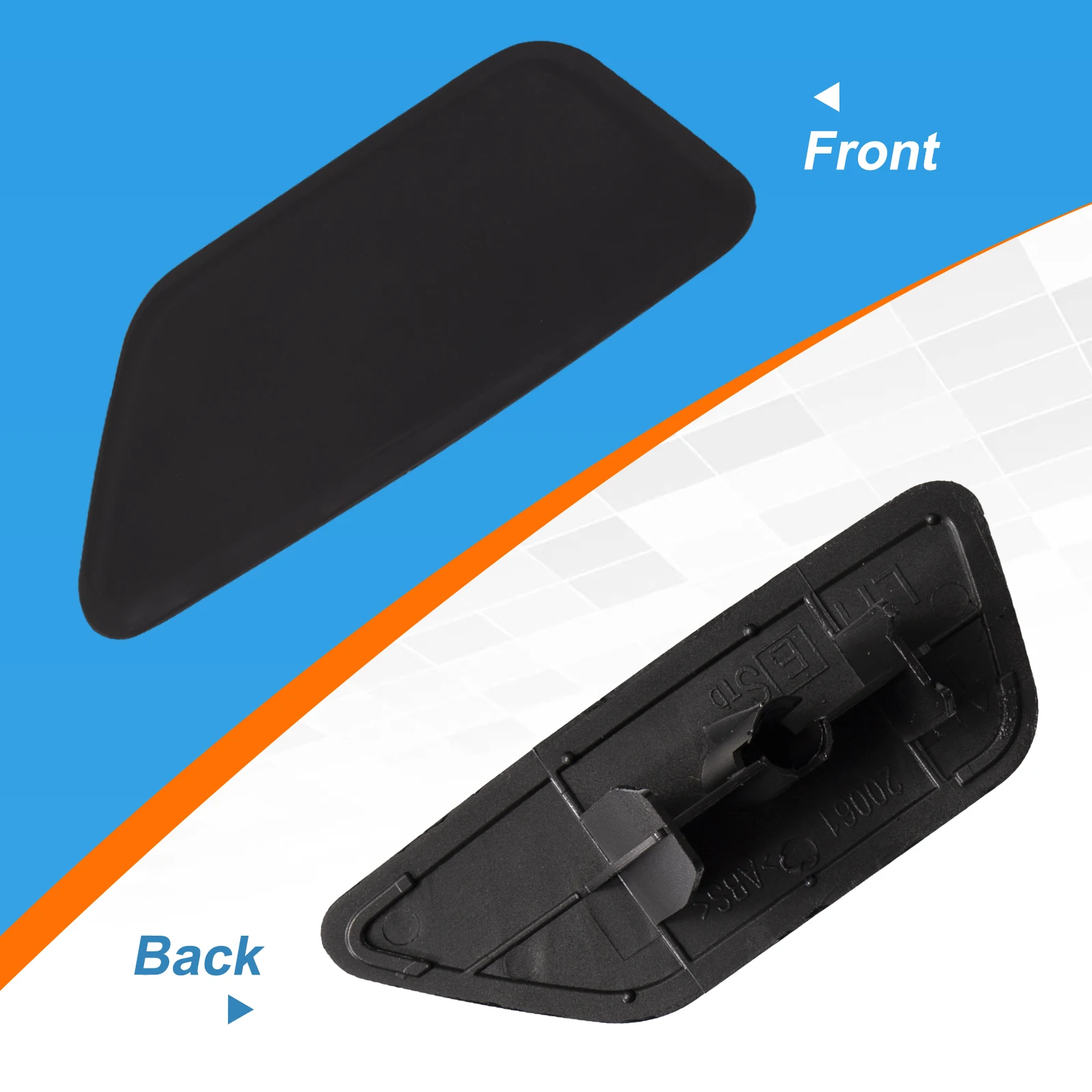 Front Bumper Headlight Washer Cover Cap For Subaru Legacy Accessories 2010 2011 2012 car headlight washer nozzle cover