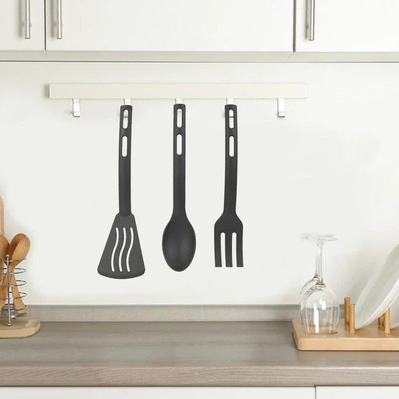 Nylon Kitchen Utensils Set 1/3PCS Kitchen Cooking Tools Slotted Turner Solid Spoon Fork Children Spade Fork Spoon Dinnerware