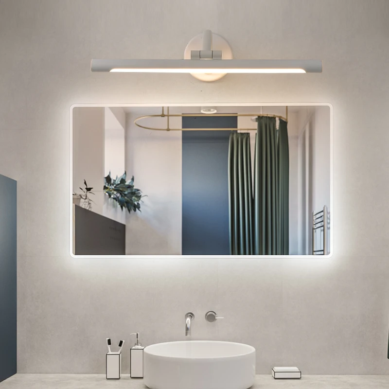 Foldable Telescopic Adjustable LED Mirror Front Light – Bathroom, Washbasin, Shower, Closet Makeup Fill Light 4