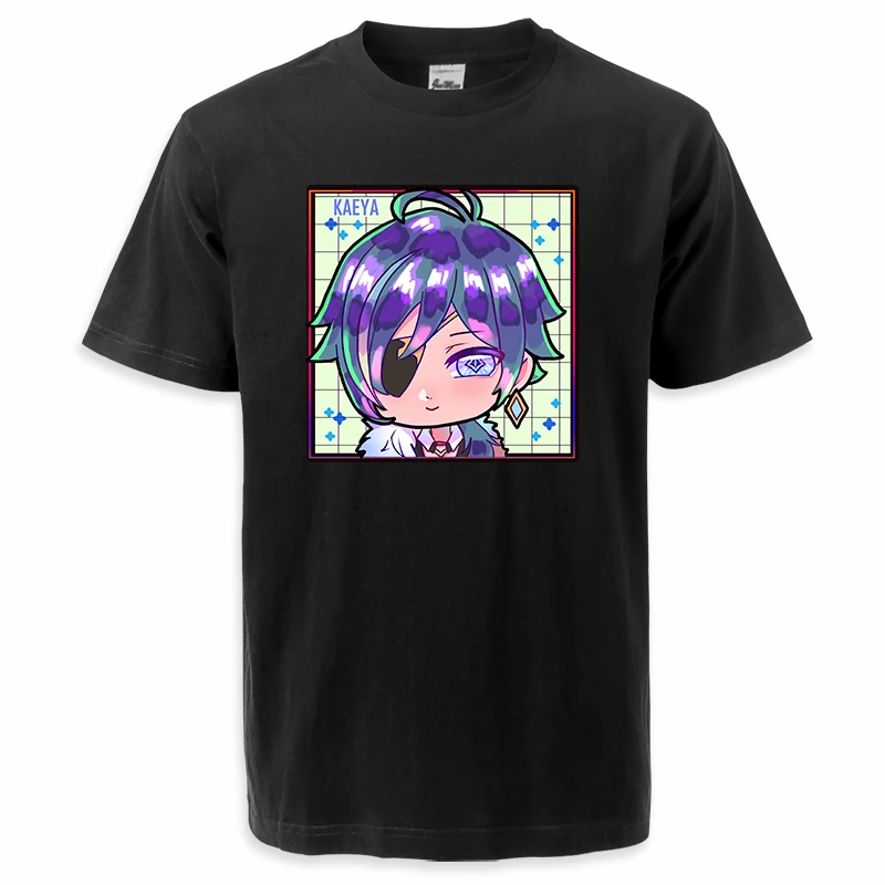 

Genshin Impact Game Tshirt Men Women Summer Anime Xiao Genshin Graphic T Shirts Short Sleeve Loose Tops Harajuku T Shirt For Men