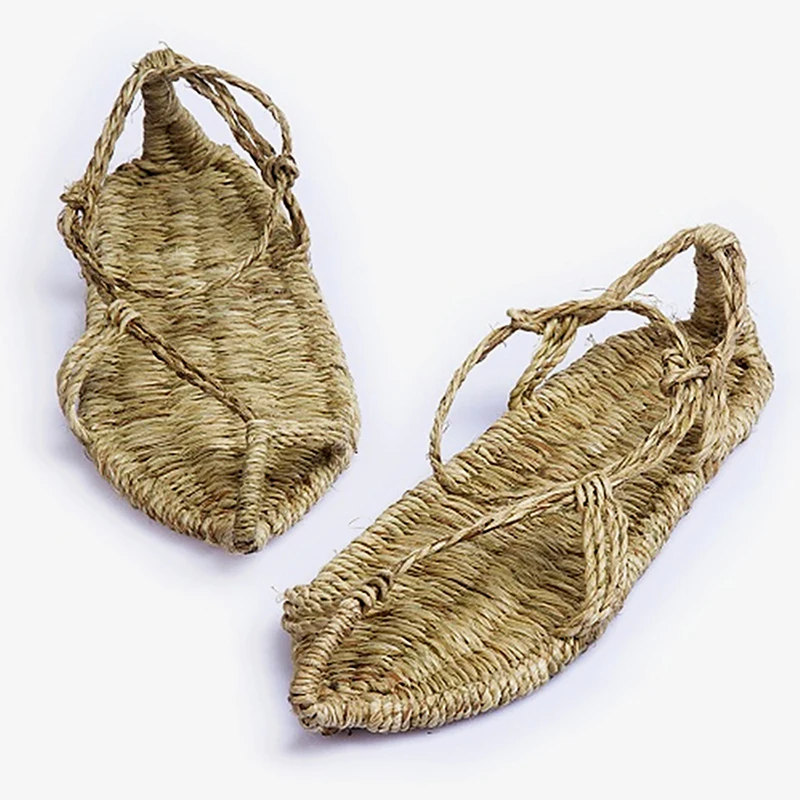 Jarycorn 2023 New Handmade Straw Sandals Good Quality and Price Concessions Men and Women Couple Beach
