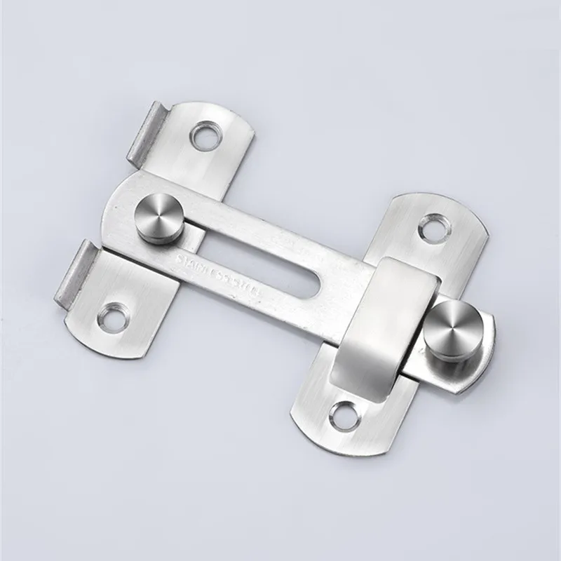 Door Latch Sliding Door Latch Door Lock Latch Cabinet Locks Stainless Steel Door Lock Door Latch Bolt Toggle Latch Sliding Barn Bolt Iron Right Angle Barn Lock Hardware Accessories