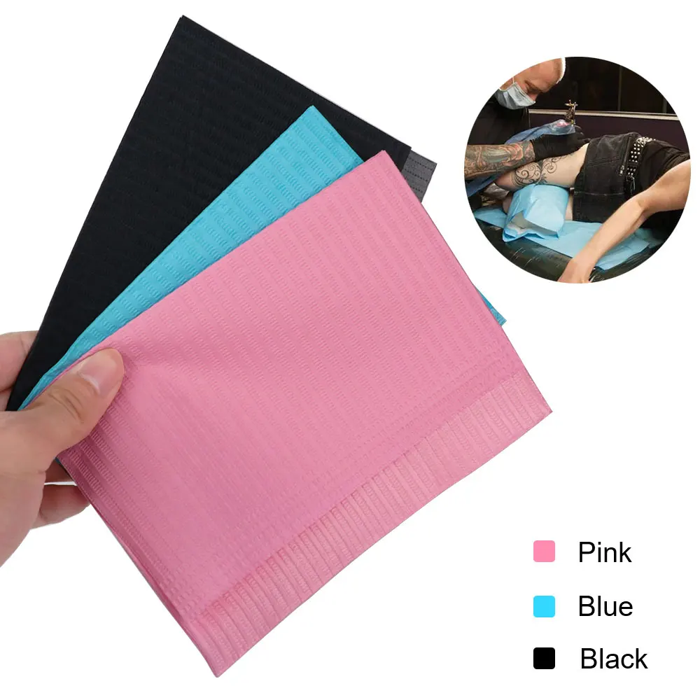 Disposable Tattoo Pads 100PC Tattoo Table Covers Clean Pad Dental Bibs Sheets Cloths Underpad Hygiene Personal Waterproof