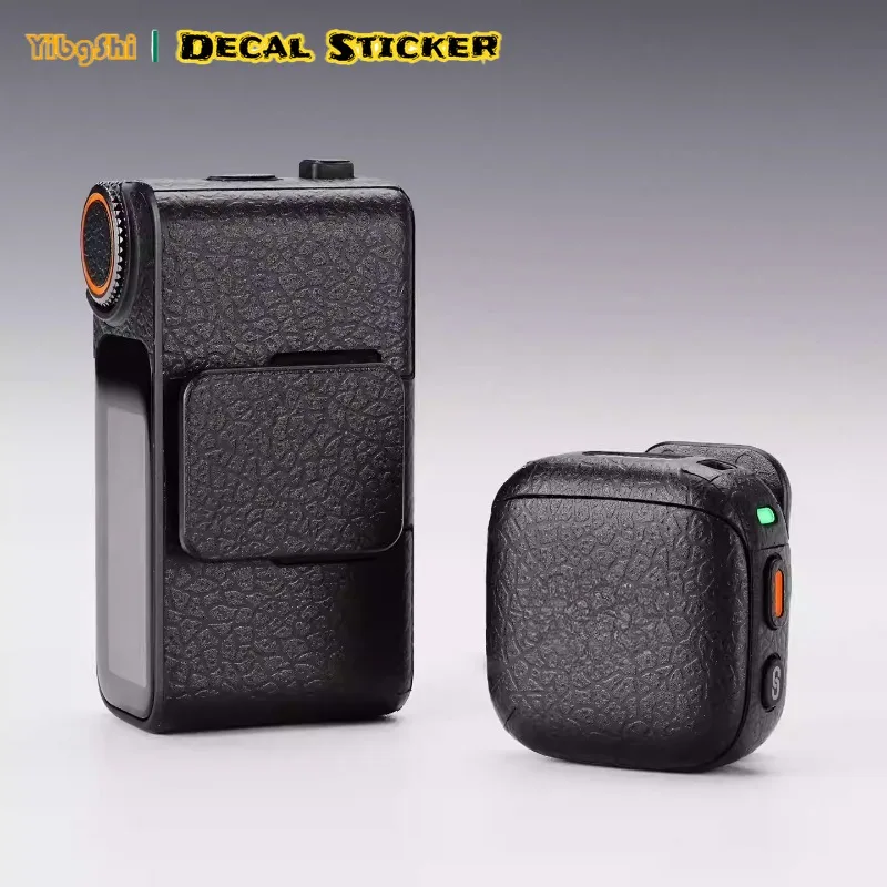 Autocollant de couverture complète pour microphone sans fil DJI Mic2 Skin, film de protection anti-rayures, autocollant rond, couverture complète
