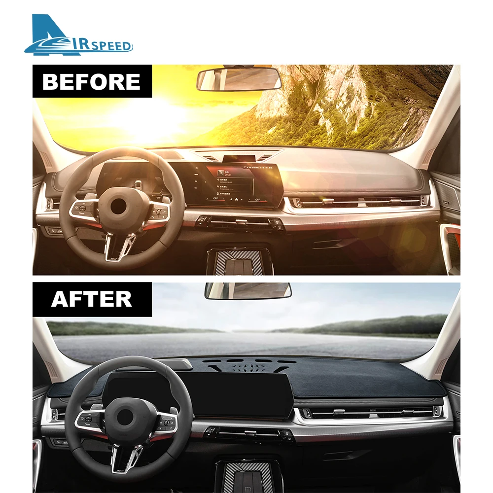 LHD RHD 자동차 대시보드 패드 햇빛 가리개, BMW X1 U11 X2 U10 2024 2025 2026용 자외선 차단 매트, 커버 패드, 햇빛 가리개 카펫