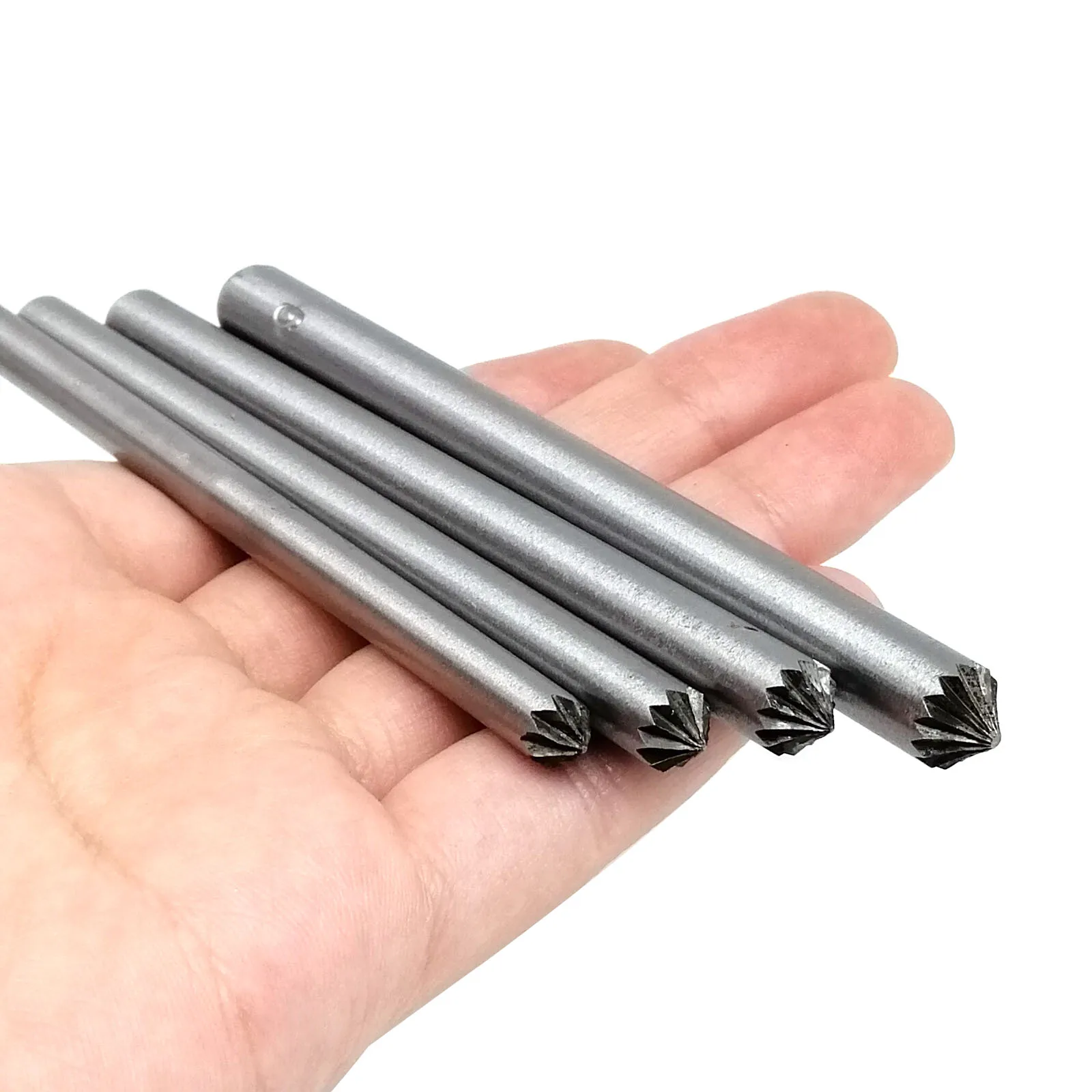 Flowering Cracking Punch Tool Rod for 1-16mm Inside Diameter Eyelets Grommet Ring Air Hole Semi Half Hollow Rivet hole punching tools