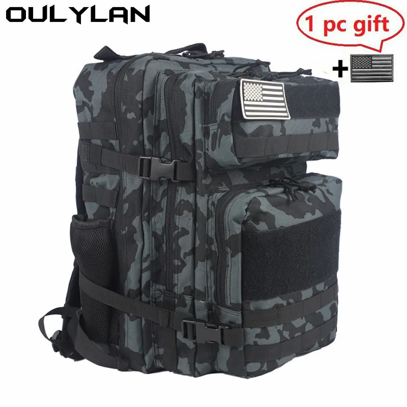 

Уличный тактический рюкзак Oulylan 45 л, сумки для кемпинга и охоты, мужской и женский водонепроницаемый рюкзак для альпинизма