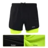 ARSUXEO Men's Running Shorts Outdoor Sports Training Exercise Jogging Gym Fitness 2 in 1 with Longer Liner Quick Dry Workout 2