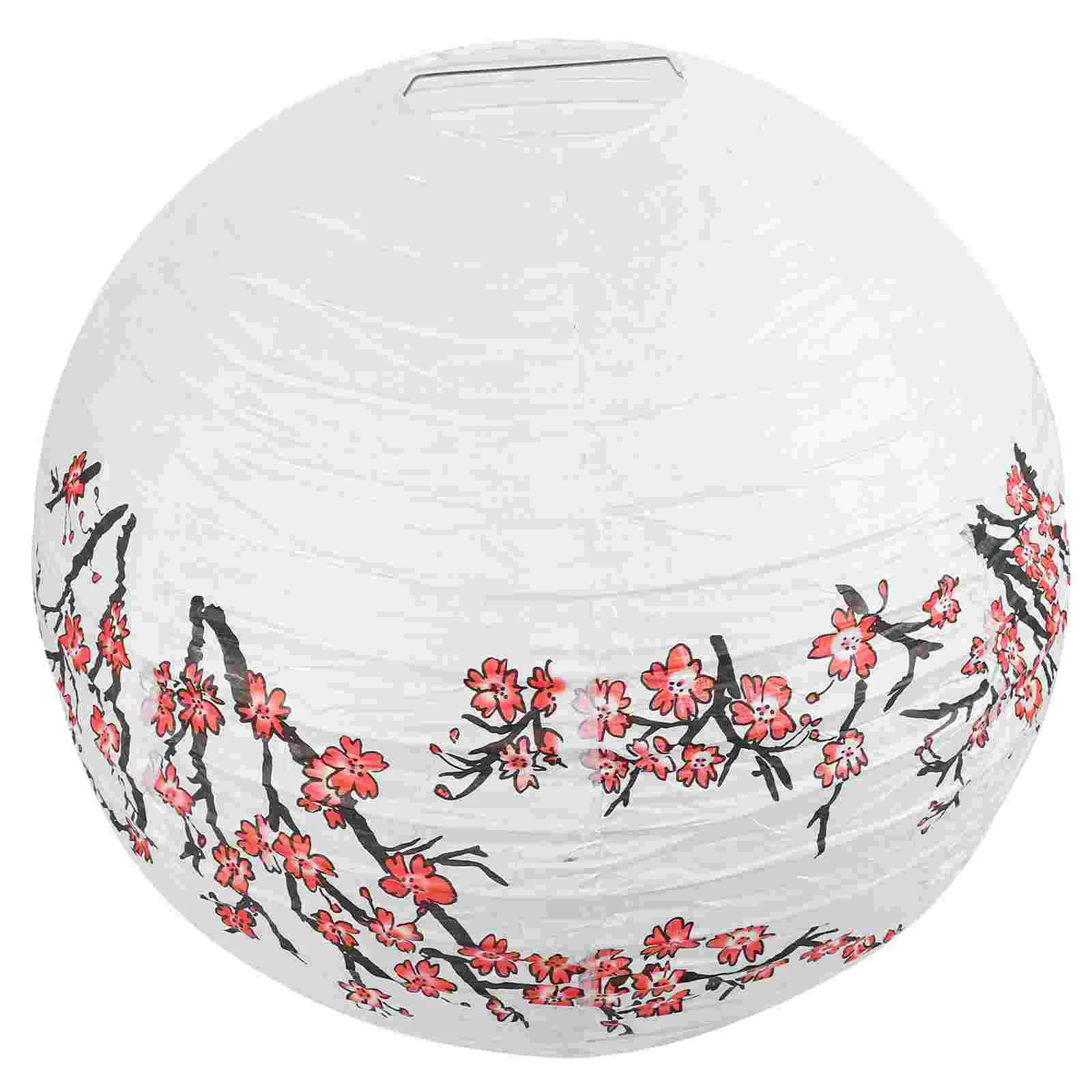 

Японский круглый бумажный фонарь, лампа из рисовой бумаги, абажур, подвесная железная бумажная лампа, бумажные фонарики, декоративные бумажные фонарики